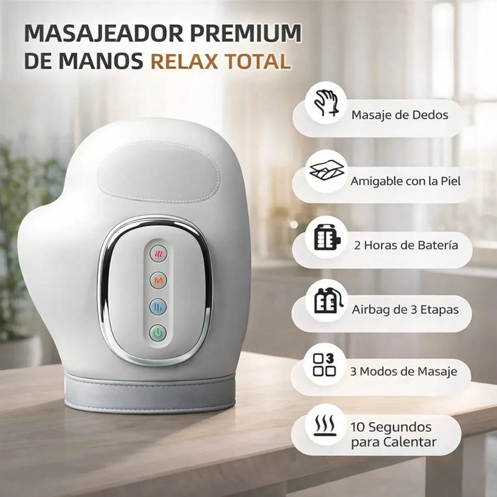 MASAJEADOR DE MANOS INTELIGENTE