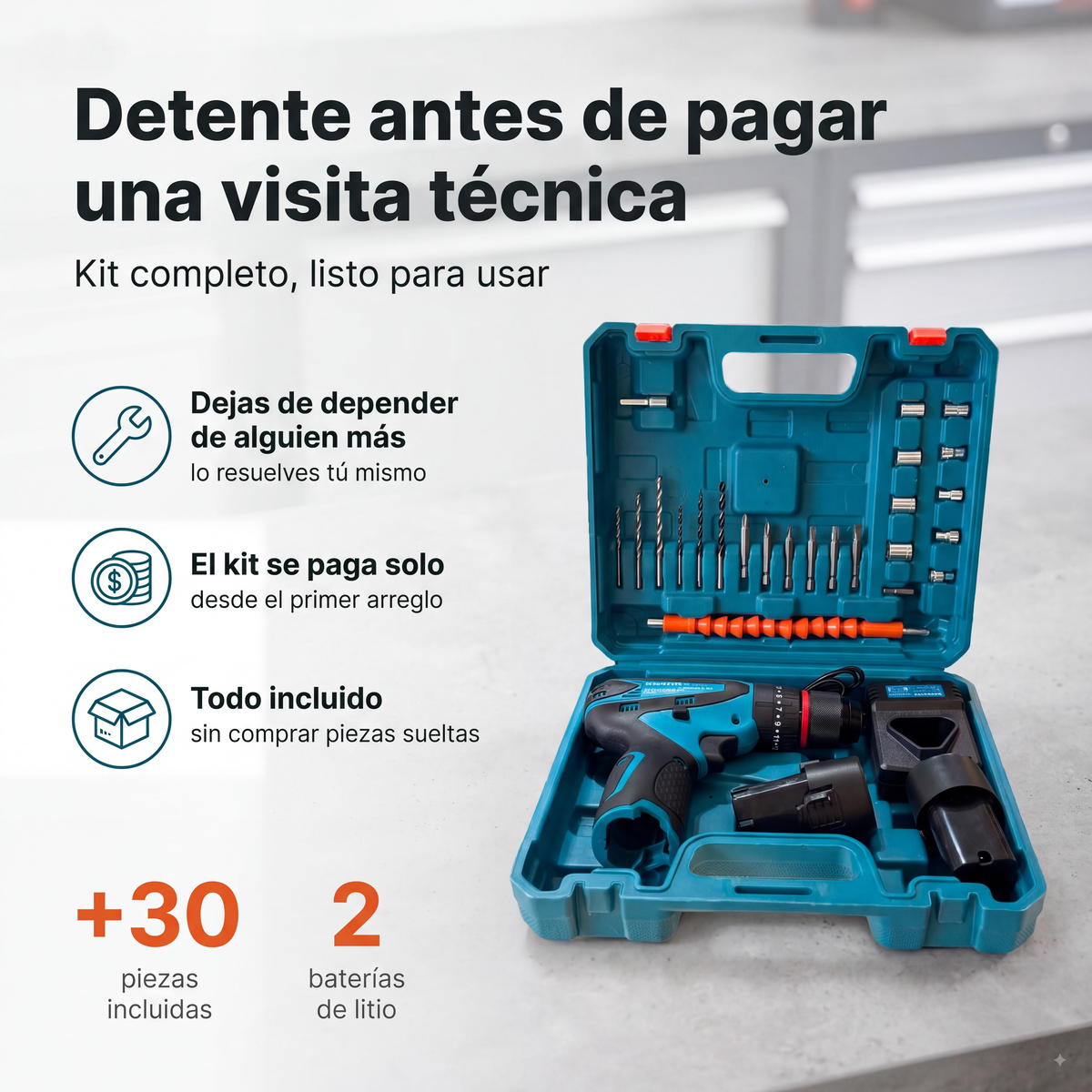 Taladro portátil 24V