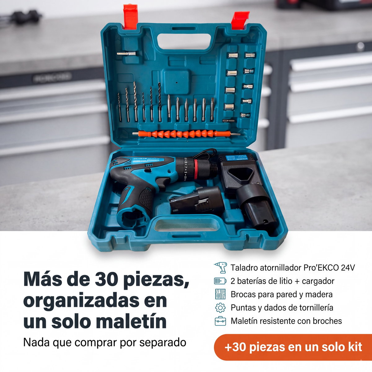 Taladro portátil 24V